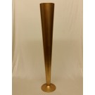 Gold Flute Vase Large